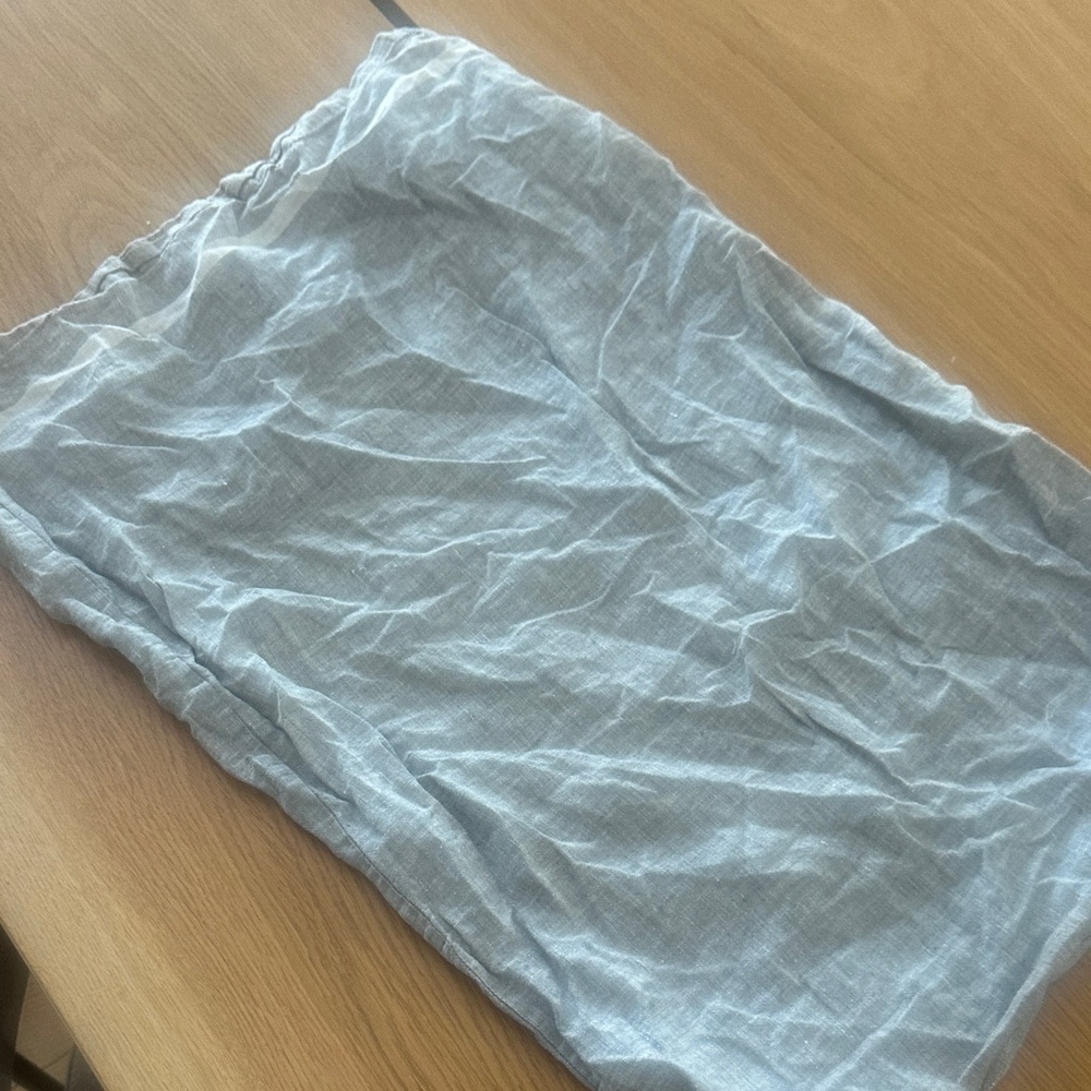 West elm linen pillow cover Light Gray
